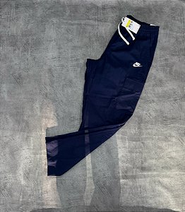 Calça Nike Sportwear Ripstop Cargo - Azul marinho