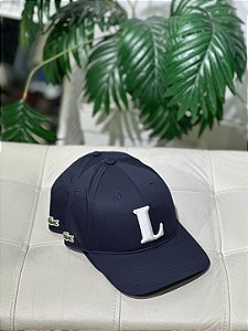 Boné Lacoste "L" Azul Marinho