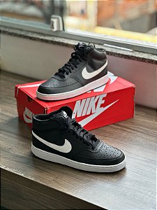 Tênis Nike Court Vision Mid - Preto+ Branco