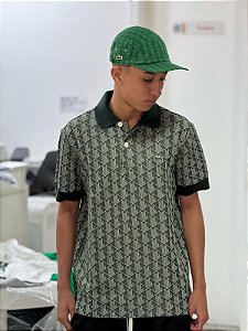 Polo Lacoste unissex L!VE Classic Fit monogram