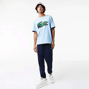 Camiseta Lacoste Holiday - Azul bebe