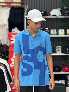 Polo Lacoste French sportwear- Azul
