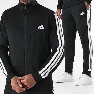 Agasalho Sportswear Basic Três Listras Tricot