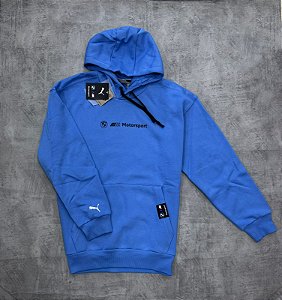 MOLETOM PUMA BMW MOTORSPORT- AZUL FRANCIA