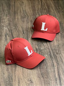 Boné Lacoste L Basebol- Marrom