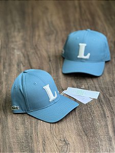 Boné Lacoste L Baisebol- Azul Ciano