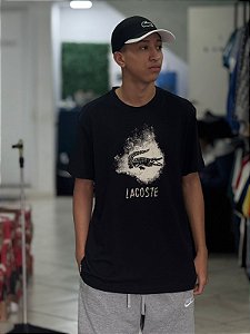 CAMISETA LACOSTE ULTRADRY SPORT- PRETA