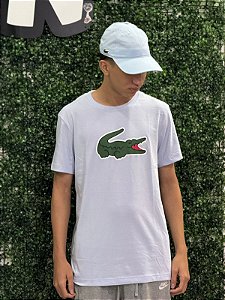 Camiseta Lacoste Sport Big Croco Vintage-Lilás