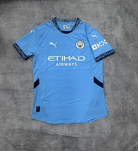 Camisa Manchester City 24/25 HOME Jogador Masculina - 775050-01
