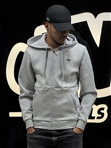 Moletom lacoste sport ziper cinza - SH9676-23-9YA