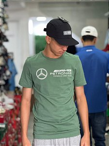 Camiseta Puma AMG Petronas Verde Oliva