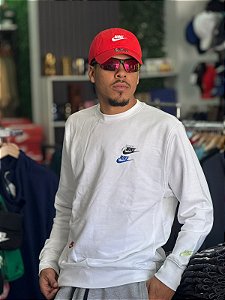 Moletom Nike Triple Swoosh - Branco