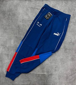 Calça puma bmw azul + Vermelho