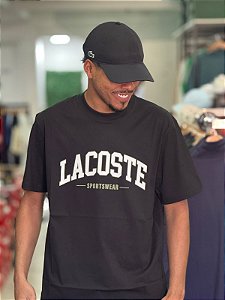 Camiseta Lacoste Sportwear - Preta