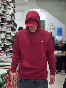 Moletom nike mini swoosh - Vinho