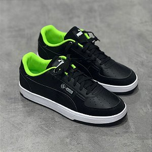 Tenis puma amg caven preto+Verde neon - 308502-01