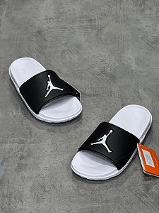 Slide Jordan Jumpman - Branco + Preto
