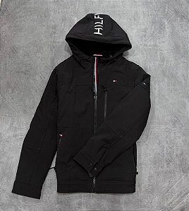 Jaqueta Tommy Hilfiger Velejador  Preto - forrada com Touca
