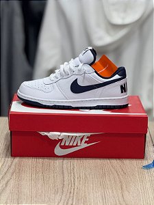Tenis nike big low branco+Azul - 355152-140