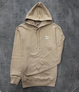 Moletom Puma com Capuz Essentials Small sportwear - Bege