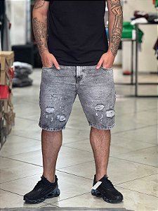 BERMUDA JEANS CINZA- 5920