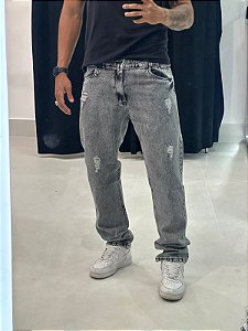 Calça jeans presence corte reto - 7566