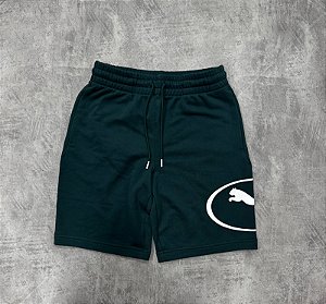 BERMUDA PUMA SPORT GRAPHIC- VERDE