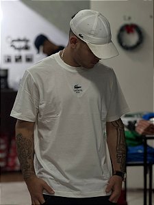 CAMISETA LACOSTE PARIS UNISSEX- BRANCA