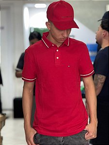 POLO TOMMY VERMELHA