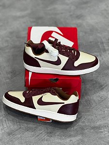 Tenis Nike Ebernon Low Premium 'Dark Team Red