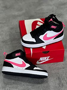 Tenis Nike Borough Low Mid Sunset Pulse-White