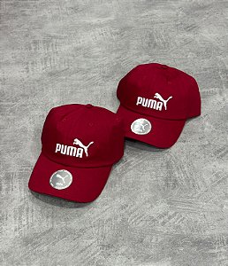 Bone Puma Logo - vinho