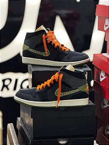 Jordan 1 Mid SE Craft Anthracite Light Olive