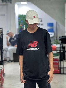 CAMISETA NEW BALANCE BIG LOGO- PRETA