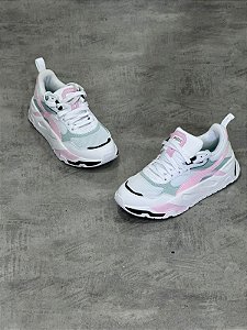 Tenis Puma TriniTy White\Pink Turquoise