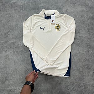 Camisa treino 1/4 zip portugal - 779519-12