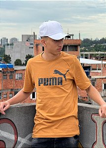 CAMISETA ESS LOGO - MARROM