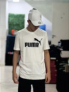 Camiseta Puma Essential Logo-Branco 684365-02
