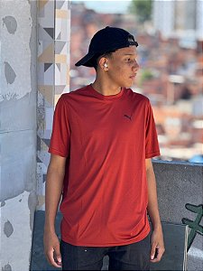 CAMISETA PUMA DRYCELL FOREVER VERMELHO BARRO