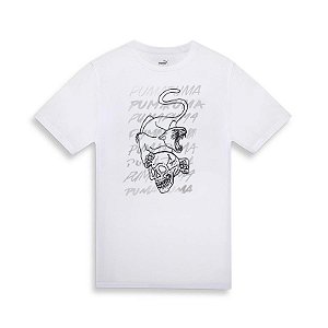 CAMISETA  PUMA TRAINING  CAT - BRANCA