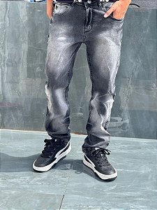 Calça Jeans Jnoriginals marmorizada corte reto - 2530