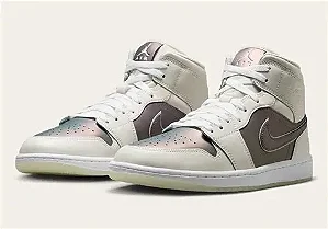 Jordan 1 Mid SE Phantom Iridescent