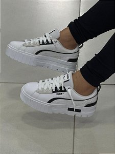 Tenis Puma Mayze Feminino Preto+ Branco - 389862-02