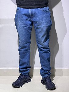 CALÇA JEANS-UNI JEANS AZUL CLARA