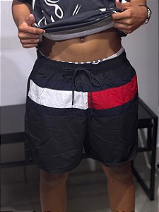 BERMUDA BEACHWEAR TOMMY HILFIGER - PRETA