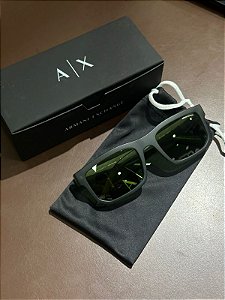 Armani Exchange Óculos de Sol Armani Exchange verde Fosco Polarizado