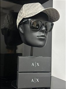 Óculos de Sol Armani Exchange MATTE BLACK Fosco Polarizado