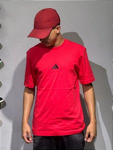 CAMISETA ADIDAS SMALL LOGO VERMELHO