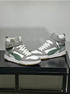 TENIS PUMA RBDGAMRE  OFF GREY\GREEN