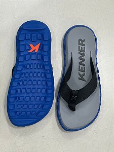 SANDALIA KENNER MEGAH (AZUL+CINZA)